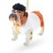 Elvis-Inspired Rock 'n' Roll Bulldog Glass Christmas Ornament
